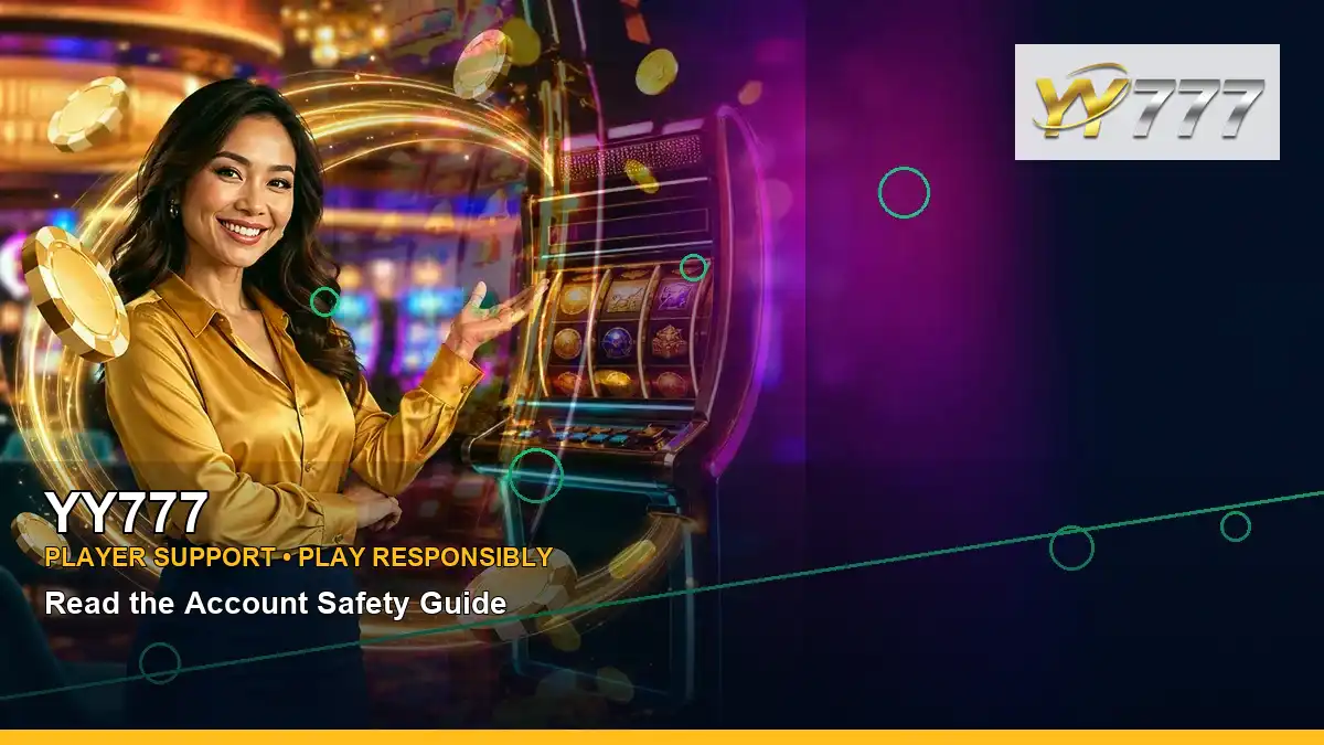 YY777 YY777 virtual casino information for Philippine users scene with left-framed first casino deposit and wallet options